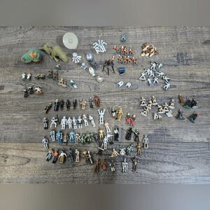 Vintage Star Wars Huge Mini Figure Micro set 55 posable 68 non posable kenner